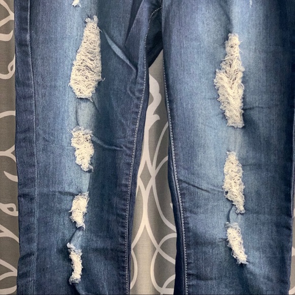 Wax Jeans distressed skinny jeans size 32 - Picture 7 of 13